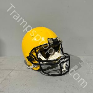 Yellow American Football Helmet