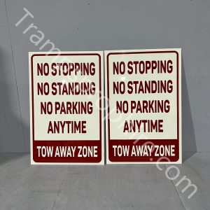 No Stopping Street Signs