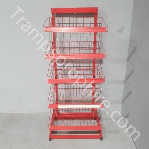 Red Wire Display Rack