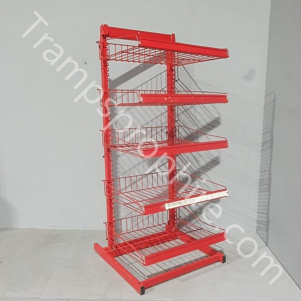 Red Wire Display Rack