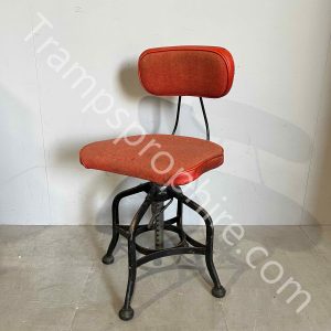 Industrial High Back Stool