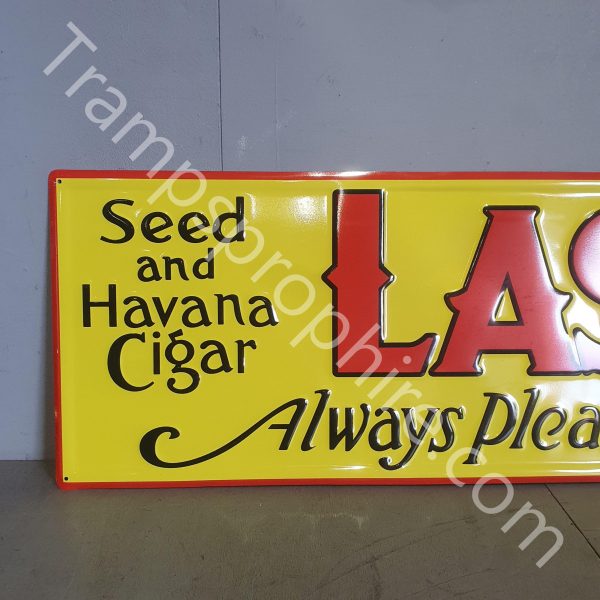 Long Las Vegas Cigar Metal Tin Sign