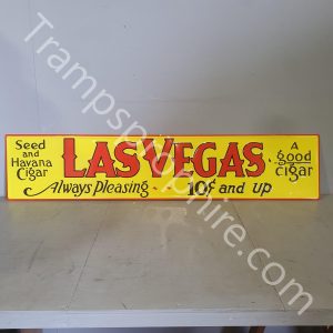 Long Las Vegas Cigar Metal Tin Sign