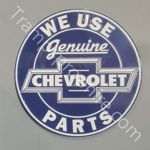 Genuine Chevrolet Parts Tin Metal Sign