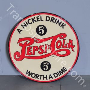 Pepsi-Cola Metal Tin Sign