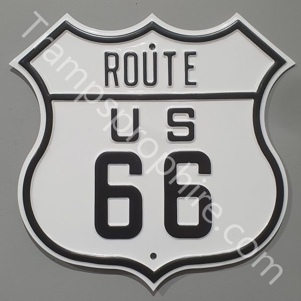 Large Metal Route 66 Sign