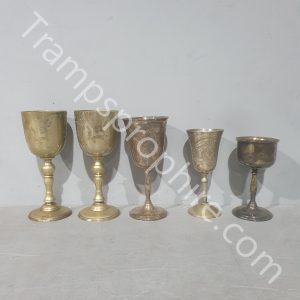 Assorted Metal Goblets