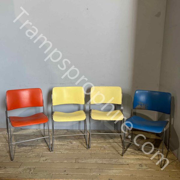 Coloured Stacking Chairs