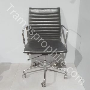 Eames Style Black Swivel Chair