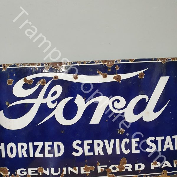 Large American Enamel Ford Sign