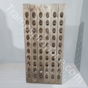 Large Wooden Folding Champagne Rack