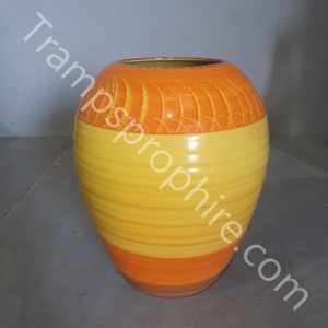 Orange and Yellow Ceramic Vase