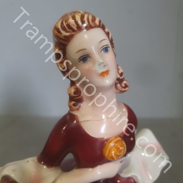 English Pottery Figurine Lady
