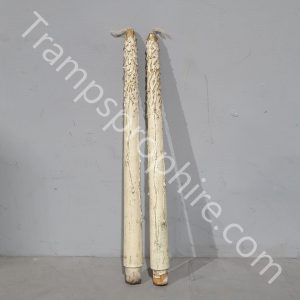 Pair of Wooden Candlesticks