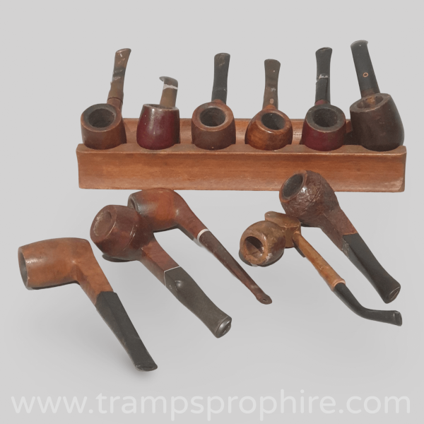Wooden Pipe Stand Holder