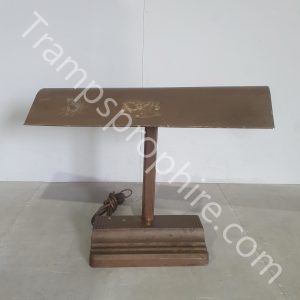Brown Metal Office Desk Lamp