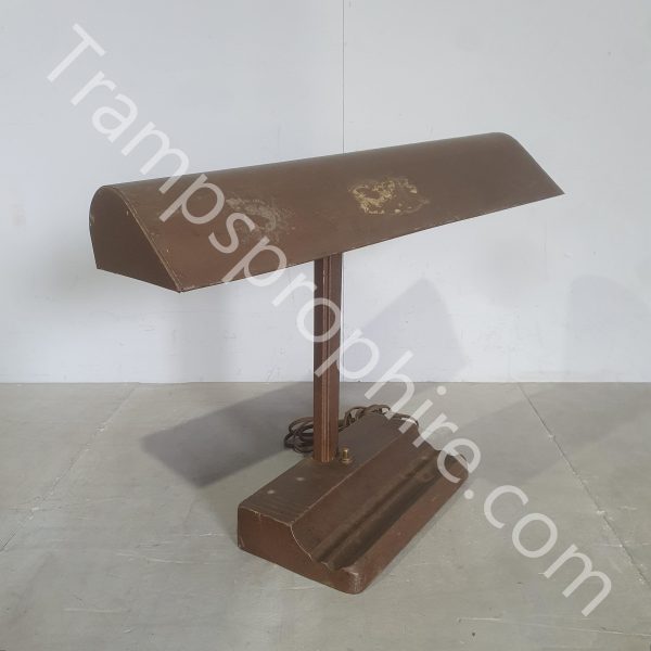 Brown Metal Office Desk Lamp