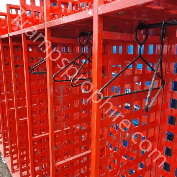 Red Fire Station Clothes Racks