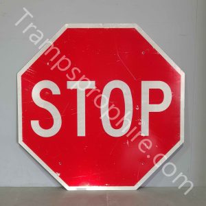 Larger Reflective Stop Sign