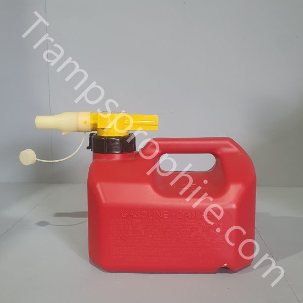 Small Red Plastic Gas Can