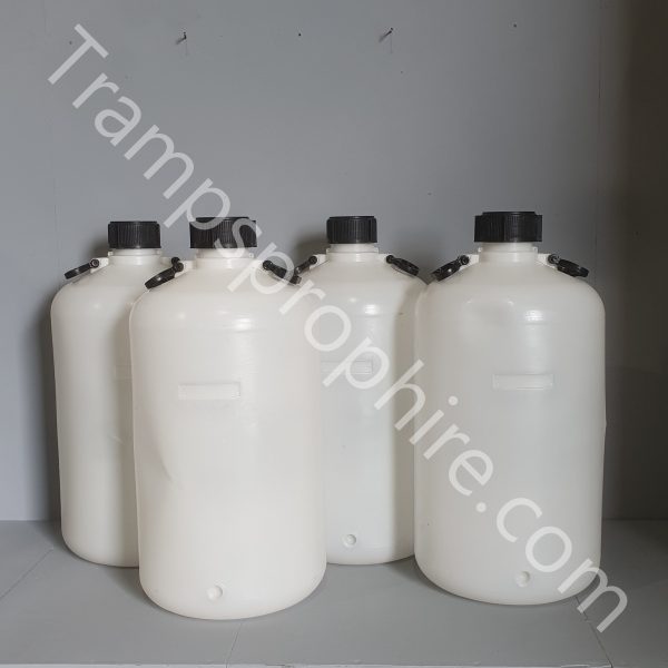 50L White Plastic Water Containers