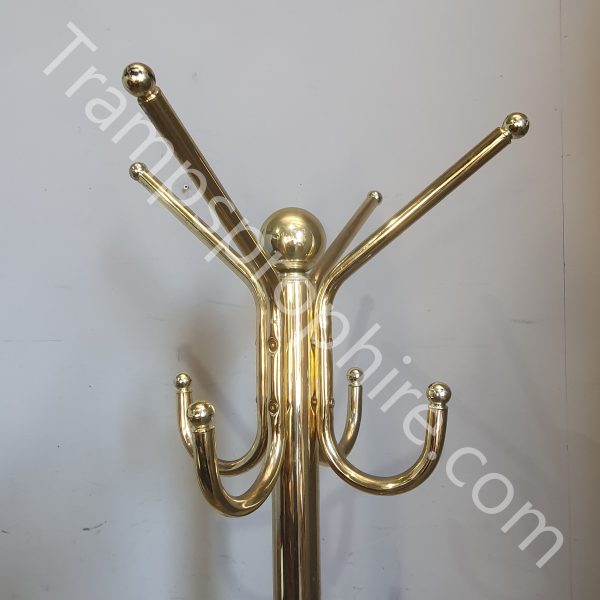 Gold Coloured Coat Stand
