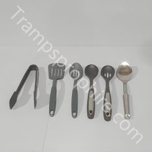 Grey Kitchen Utensil Set