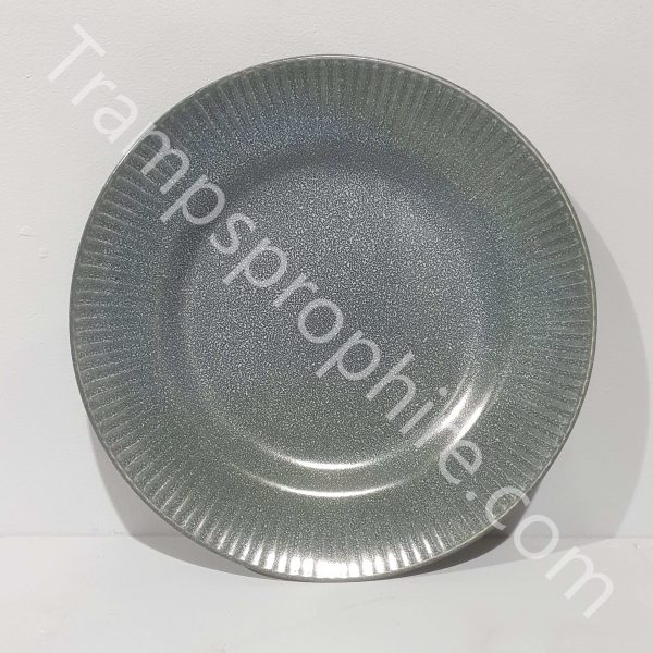 6 Piece Grey Speckled Plate Set