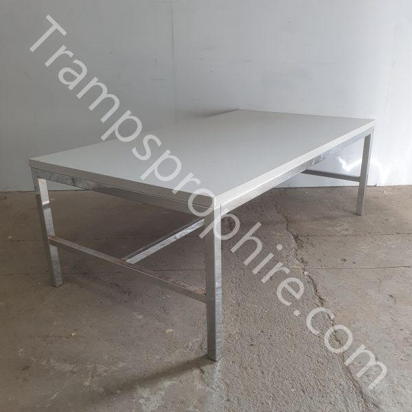 Grey and Chrome Table
