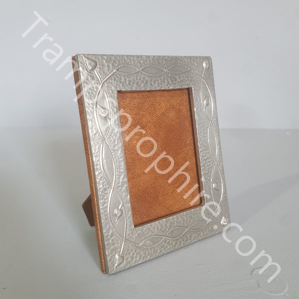 Leather and Silver Coloured Photo Frame