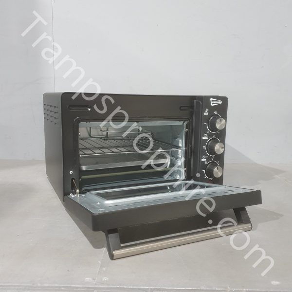Black Countertop Electric Oven