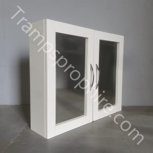 White Mirrored Bathroom Cabinet
