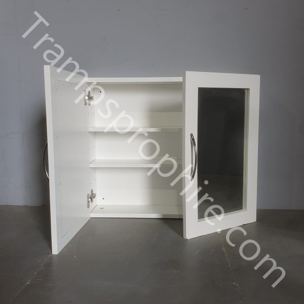 White Mirrored Bathroom Cabinet