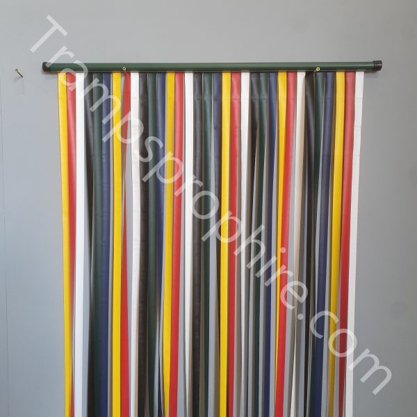 Multi-Coloured Plastic Door Curtain