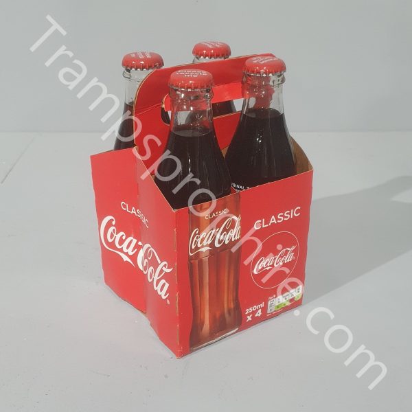 Pack of 4 Coca Cola Bottles