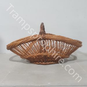 Woven Wooden Wicker Basket