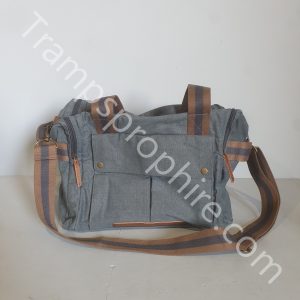Blue Canvas Holdall