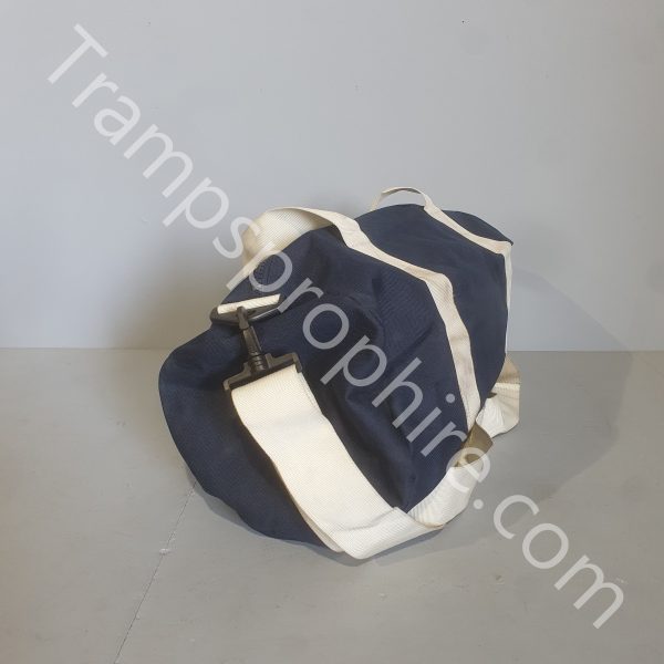 Blue and White Holdall