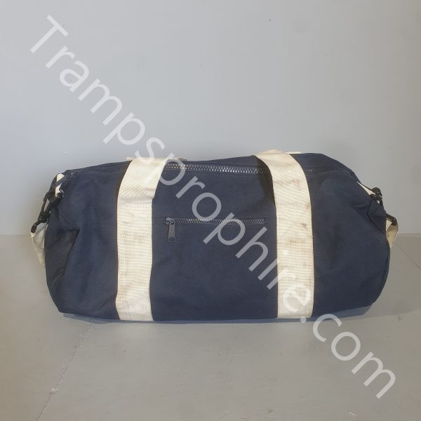 Blue and White Holdall