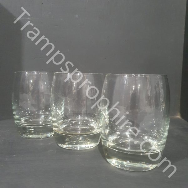 Curved Lowball Glasses