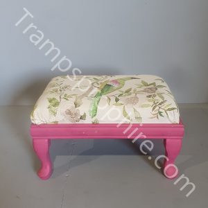 Pink Footstool