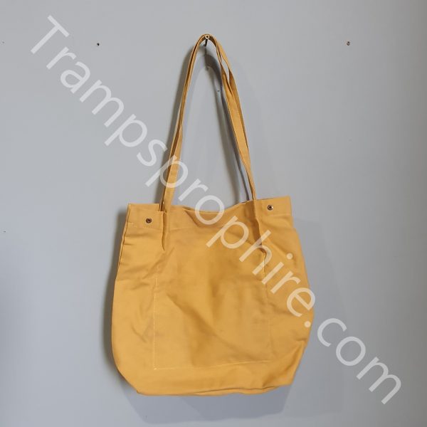 Yellow Canvas Shoulder Bag