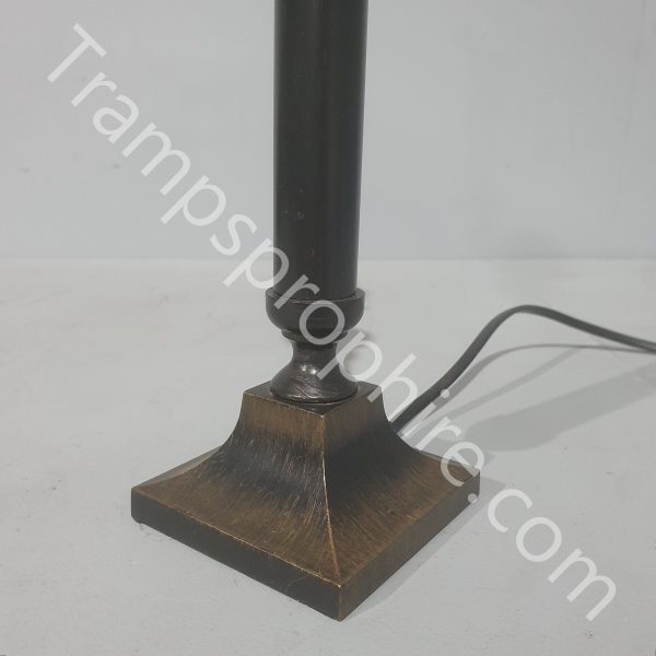 Black Candlestick Lamp Base