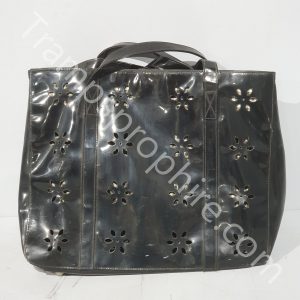 Black PVC Handbag