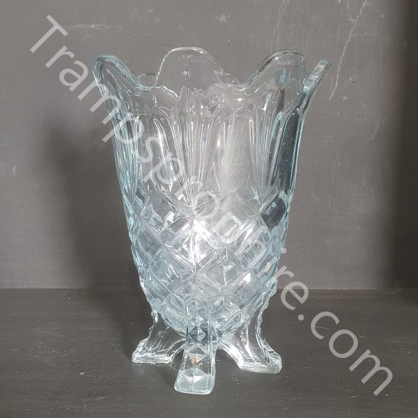 Glass Footed Vase