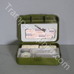 Green Plastic First Aid Box