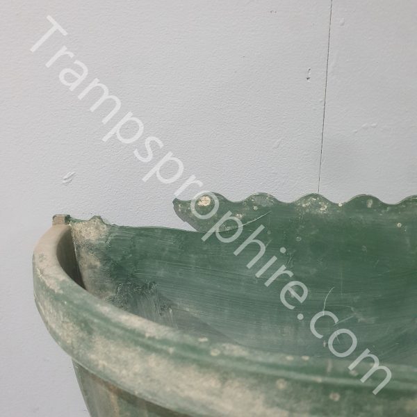 Green Plastic Wall Plant Pot