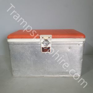 Orange And Silver Cool Box