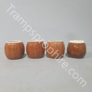 Ceramic Coconut Glasses