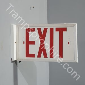 Exit Light Sign Flange